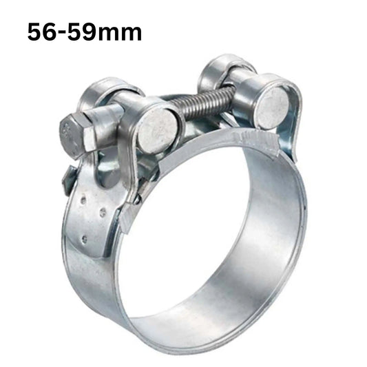 56-59mm T-bolt Hose Clamp Stainless Steel