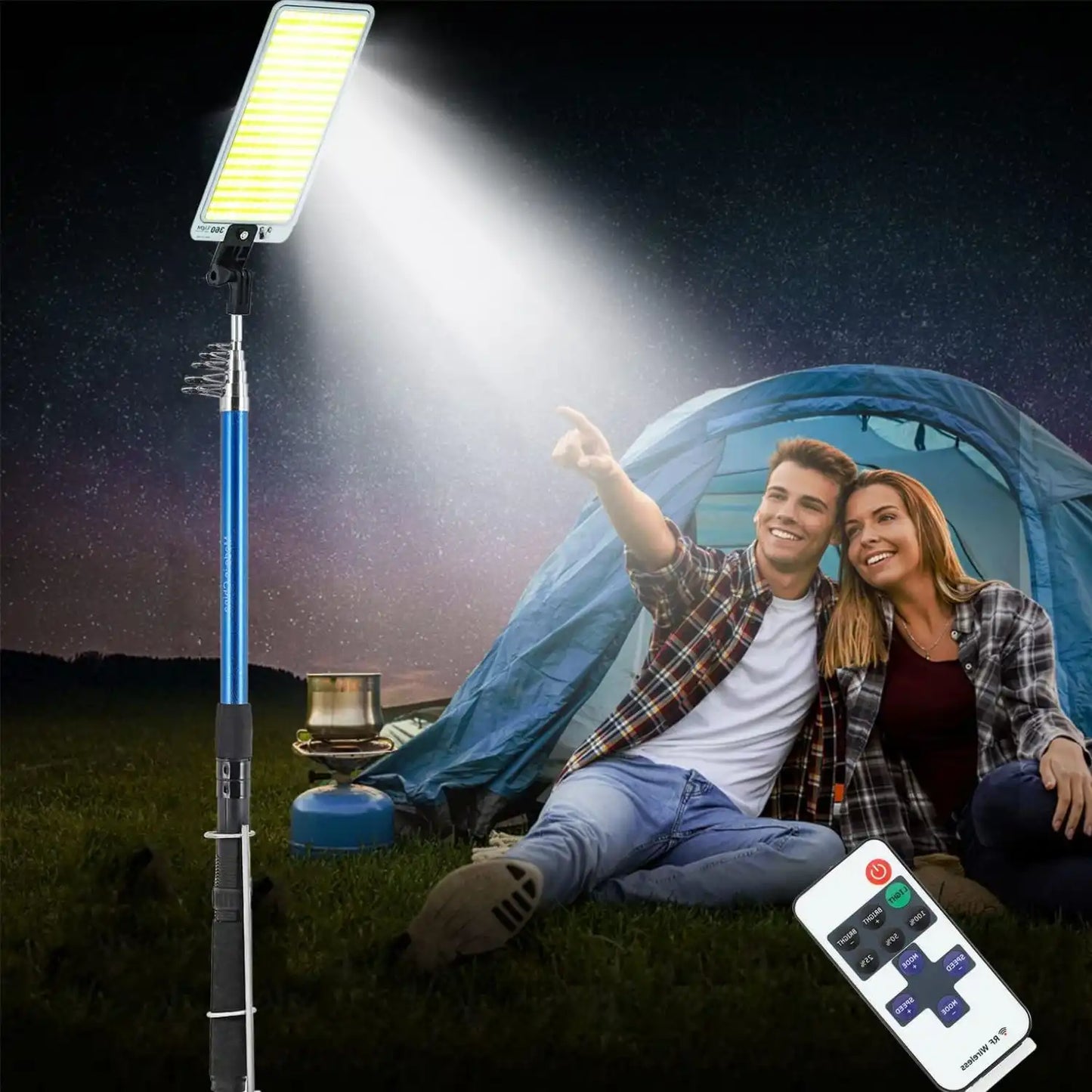 5M Outdoor Camping LED Light 48000LM 