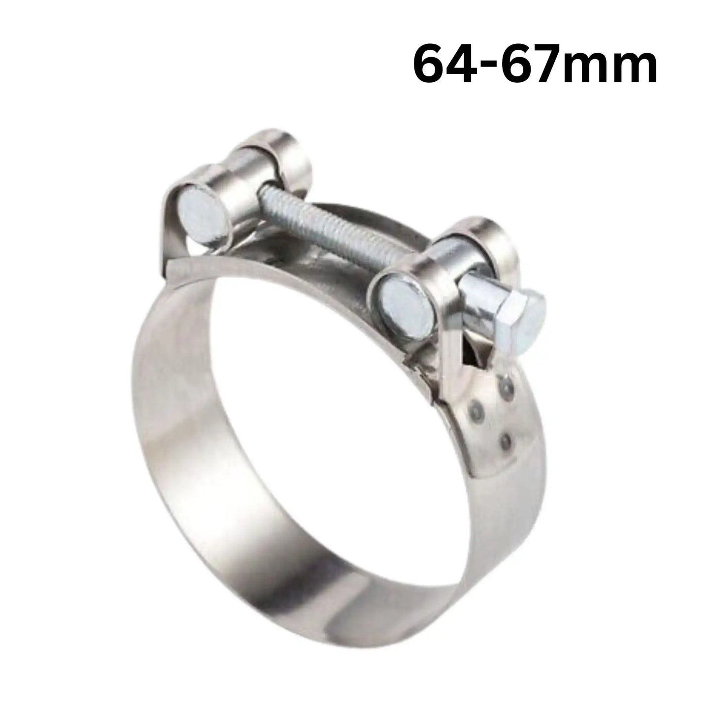 64-67mm T- bolt Hose Clamp Stainless Steel