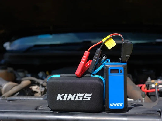 Kings 1000A Lithium Jump Starter Kit | 1000 AMP Max Output | 12,000mAh Battery Capacity | Twin USB outlets | In-built LED torch | Included accessories