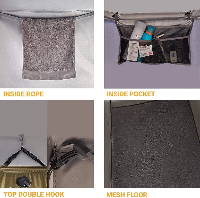 KingCamp Double Shower Tent
