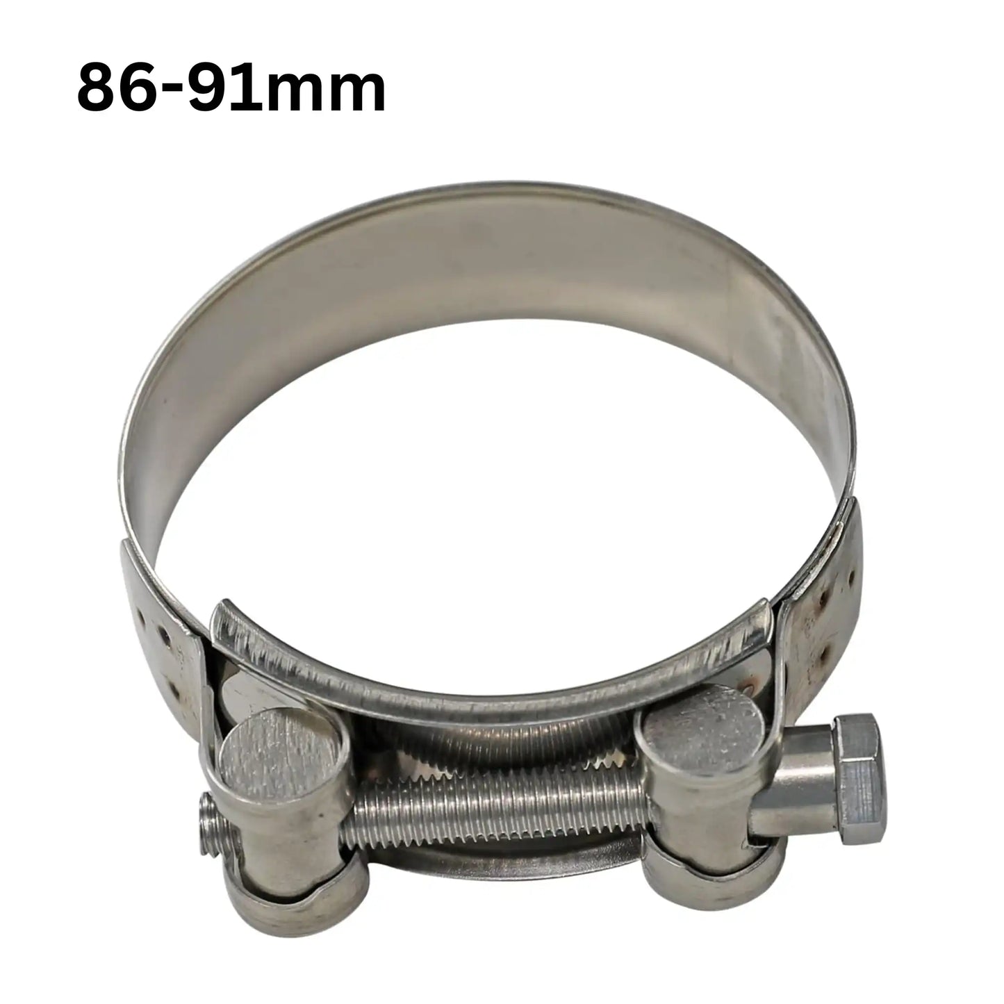 86-91mm T-bolt Hose Clamp Stainless Steel