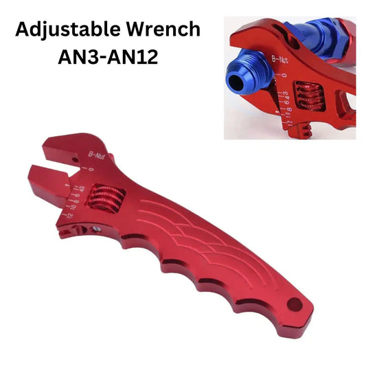 Adjustable Aluminum Lightweight Wrench Fitting Tools for AN 3- 12