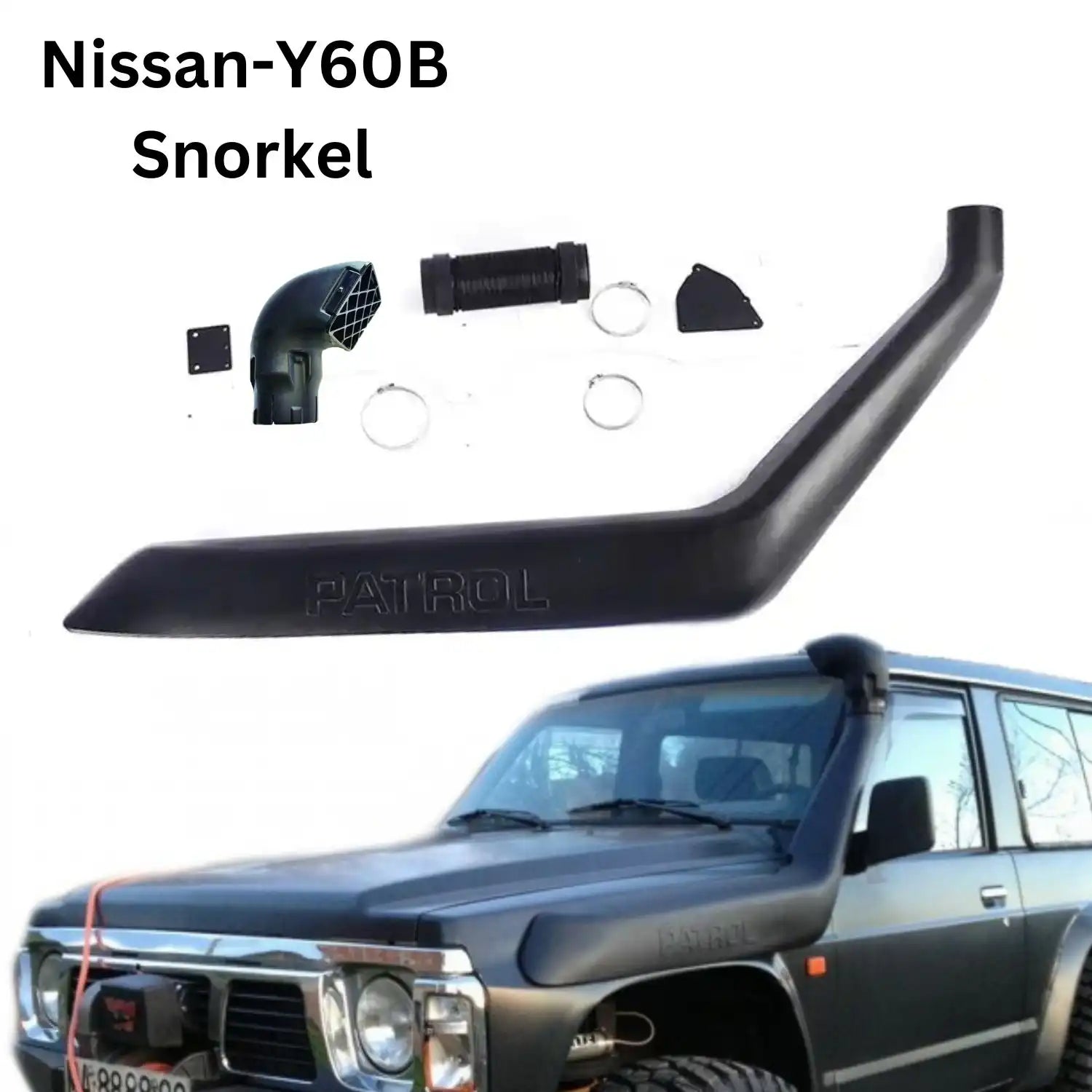 Air Intake Snorkel For Nissan Y60B Left Side Fitment