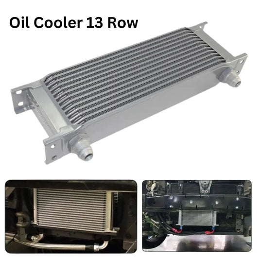Aluminium Engine Transmission AN10 Oil Cooler 13 Row