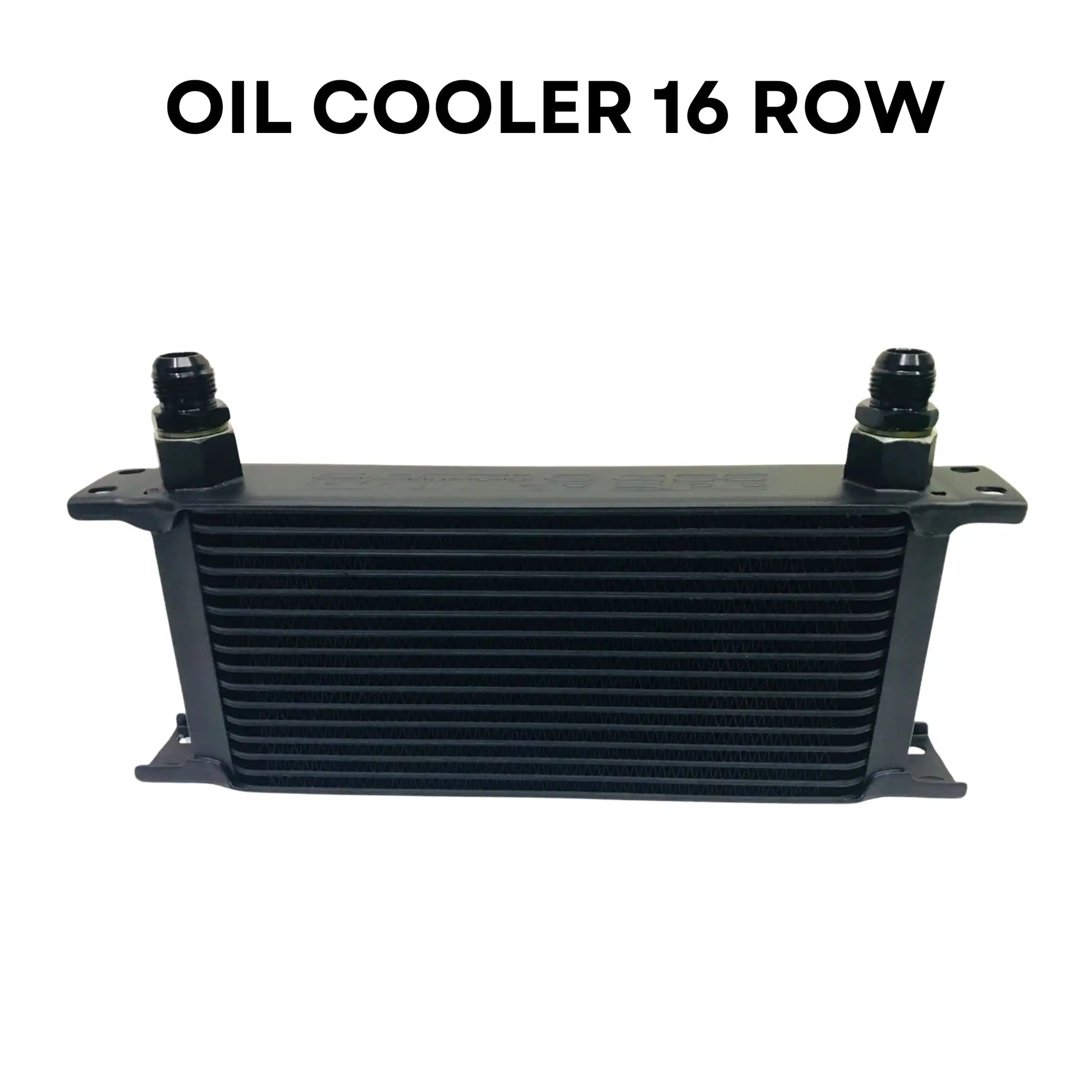 Aluminium Engine Transmission AN10 Oil Cooler 16 Row - Black 