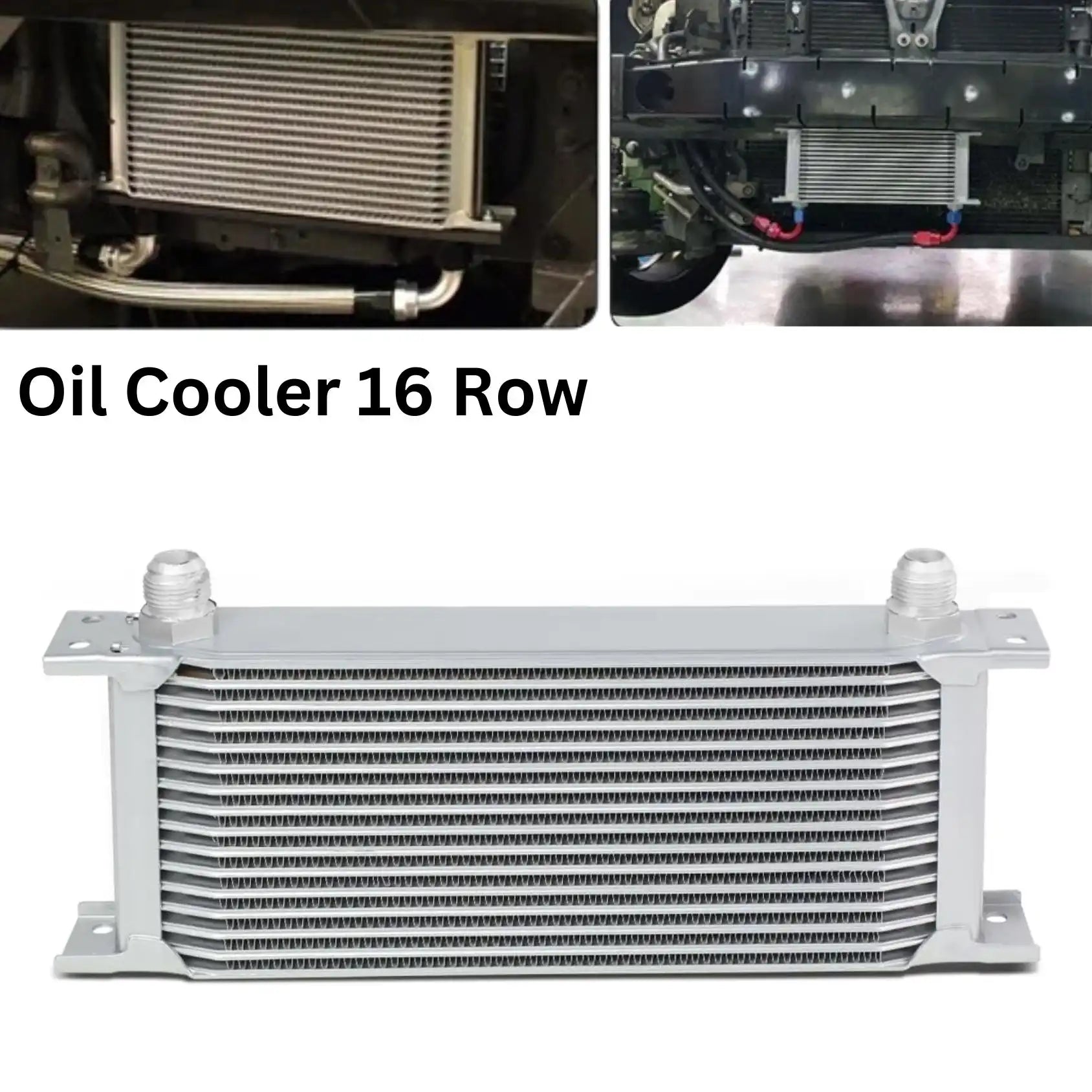 Aluminium Engine Transmission AN10 Oil Cooler 16 Row