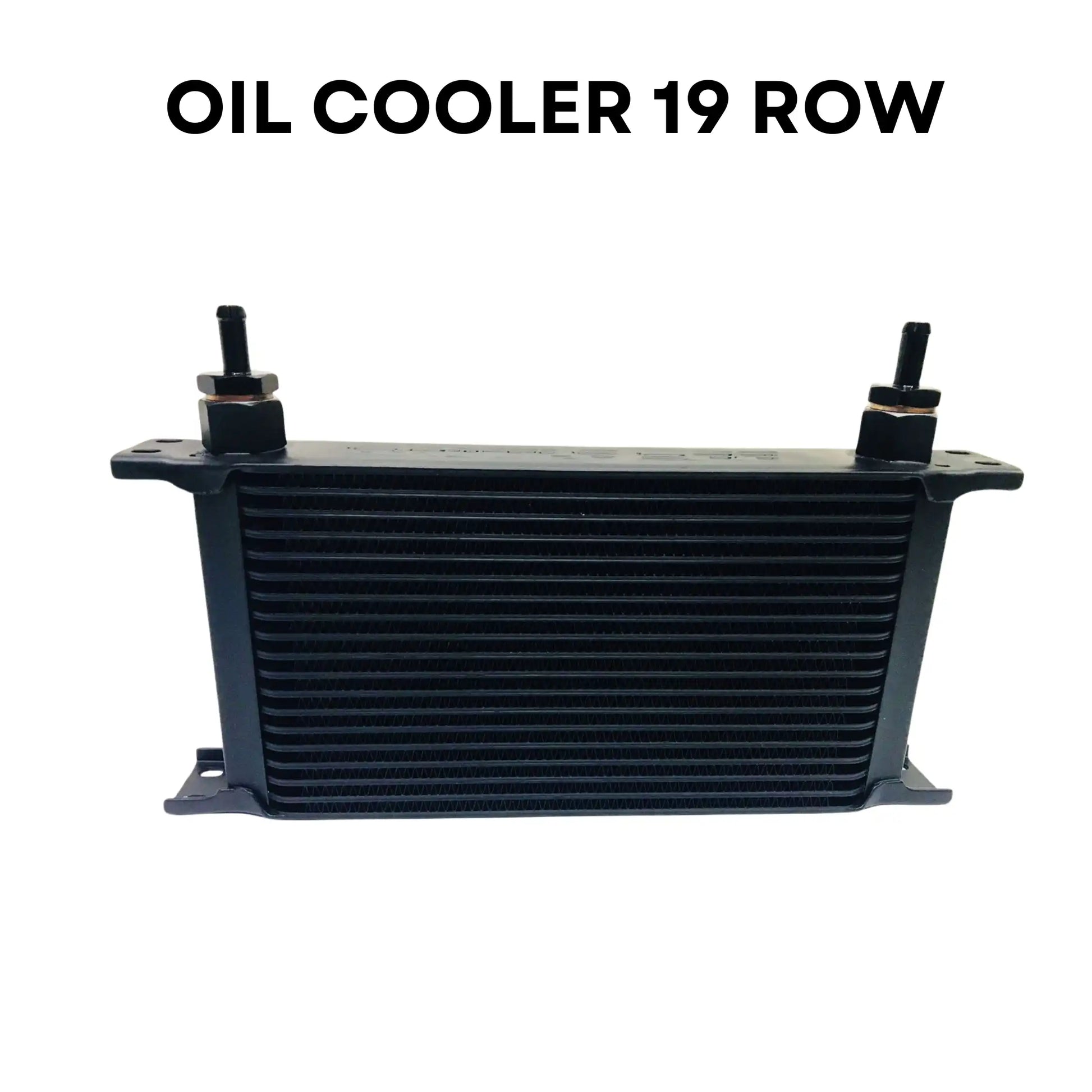 Aluminium Engine Transmission AN10 Oil Cooler 19 Row - Black