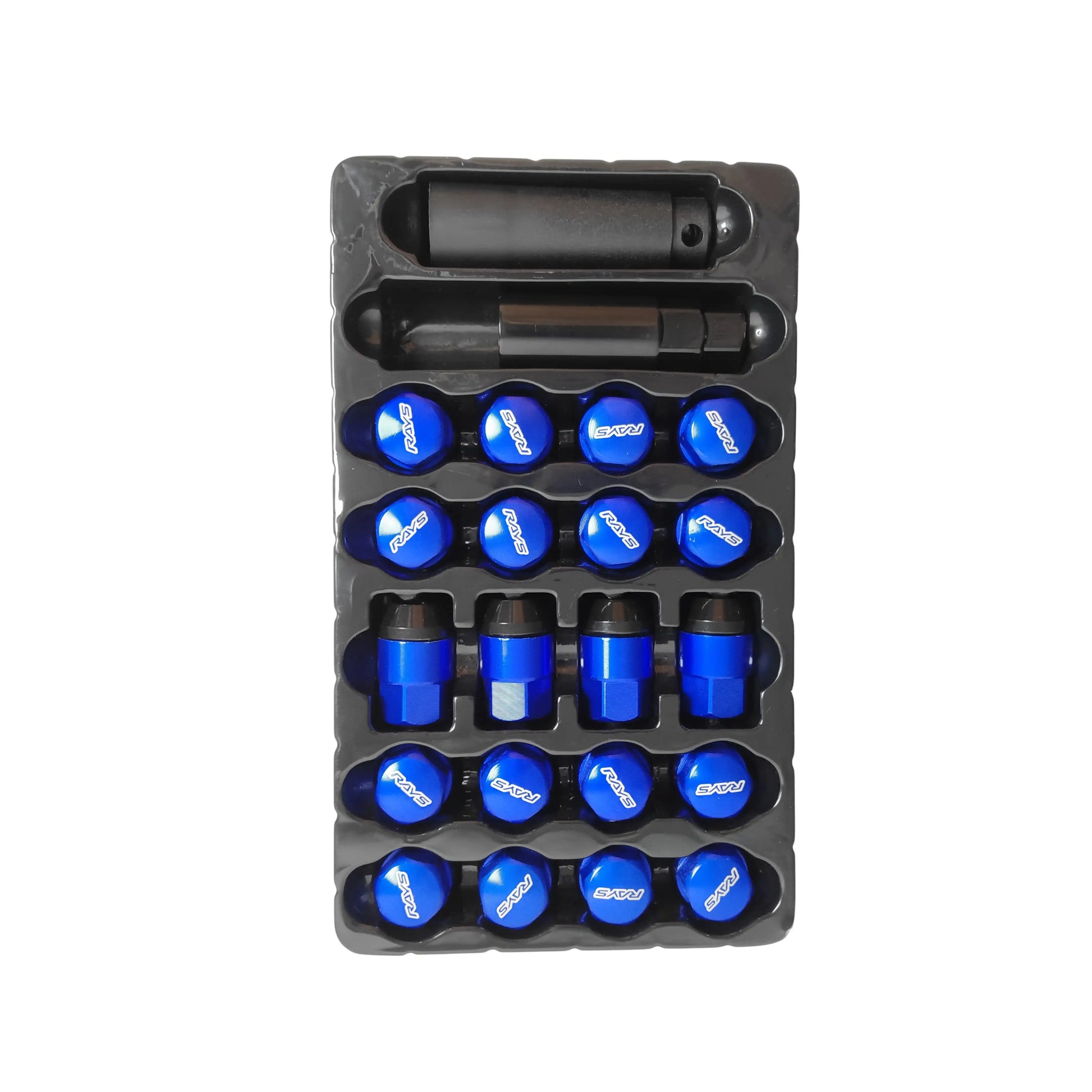 Aluminum Rays Composite Type Sport Rim Wheel Lug Nuts Set - Pack of 20