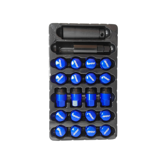 Aluminum Rays Composite Type Sport Rim Wheel Lug Nuts Set - Pack of 20