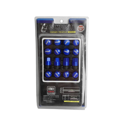 Aluminum Rays Composite Type Sport Rim Wheel Lug Nuts Set - Pack of 20