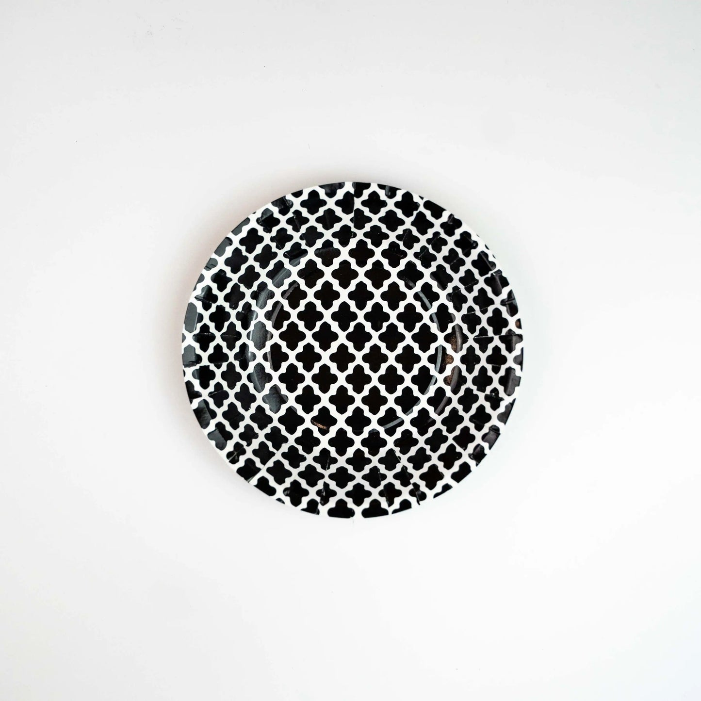 Black Disposable Paper Plates For Outdoor & Indoor Events