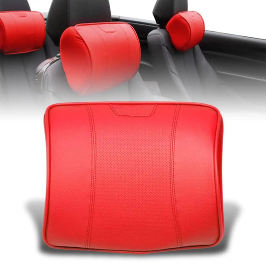Comfortable Foam Car Seat Neck Pillow Soft Leather