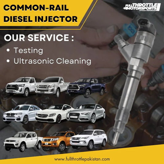 Common Rail Diesel Injector Cleaning and Testing Service in Lahore