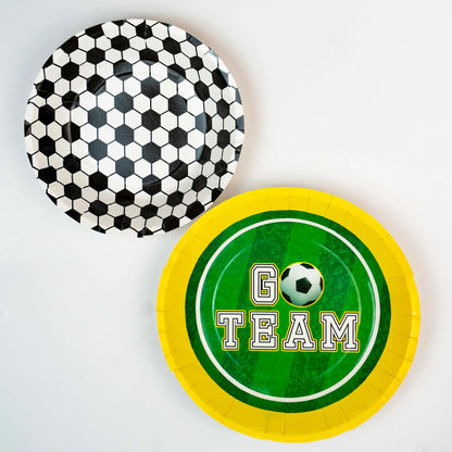Football Disposable Paper Plates For Outdoor & Indoor Events