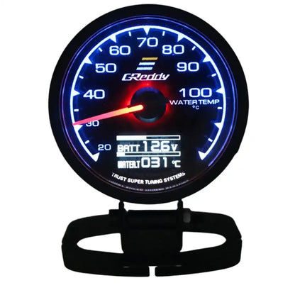Greddy Water Temp Gauge - Multi LCD Digital Display Racing Meter 7 Colors