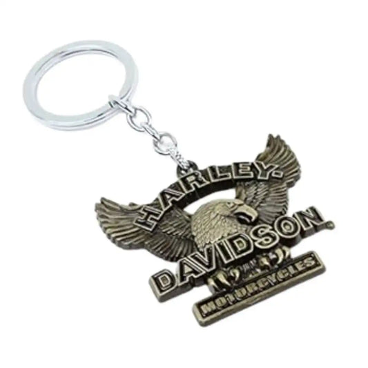 Green Metal Keychain for Harley Davidson – Stylish Kite-Shaped Floating Key Ring