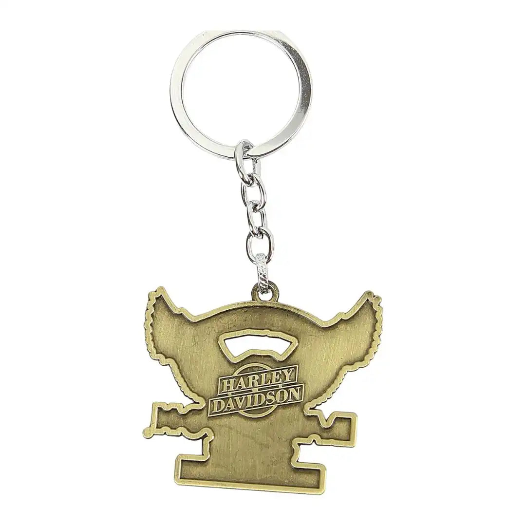 Green Metal Keychain for Harley Davidson – Stylish Kite-Shaped Floating Key Ring