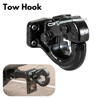 Heavy Duty 5 Ton 10,000 Lbs Solid Pintle Tow Hook For Car 