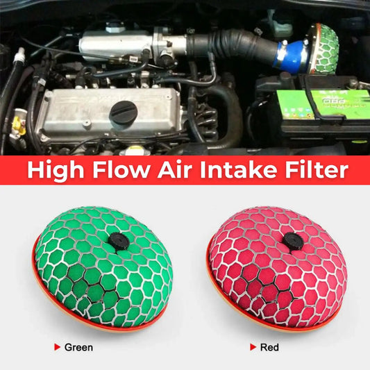 High Flow Air Intake Filter Mushroom Shape