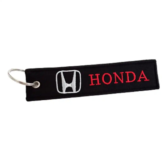 Embroidered Cloth Honda Keychain for Cars, Bikes & Bags