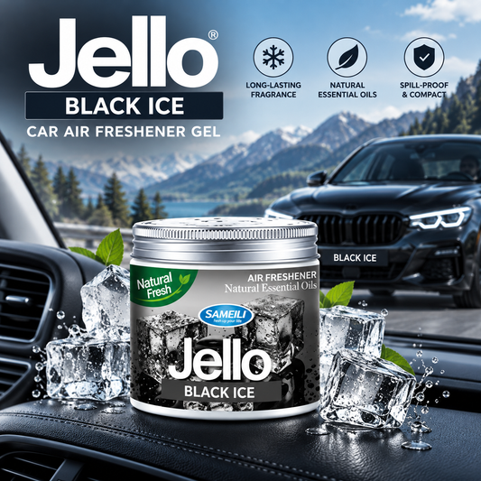 Jello Black Ice Car Air Freshener Gel