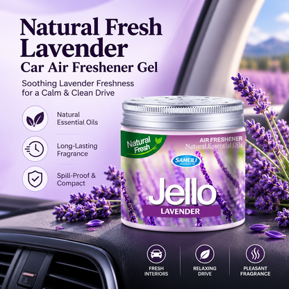 Jello Lavender Scent Air Freshener Gel for Car