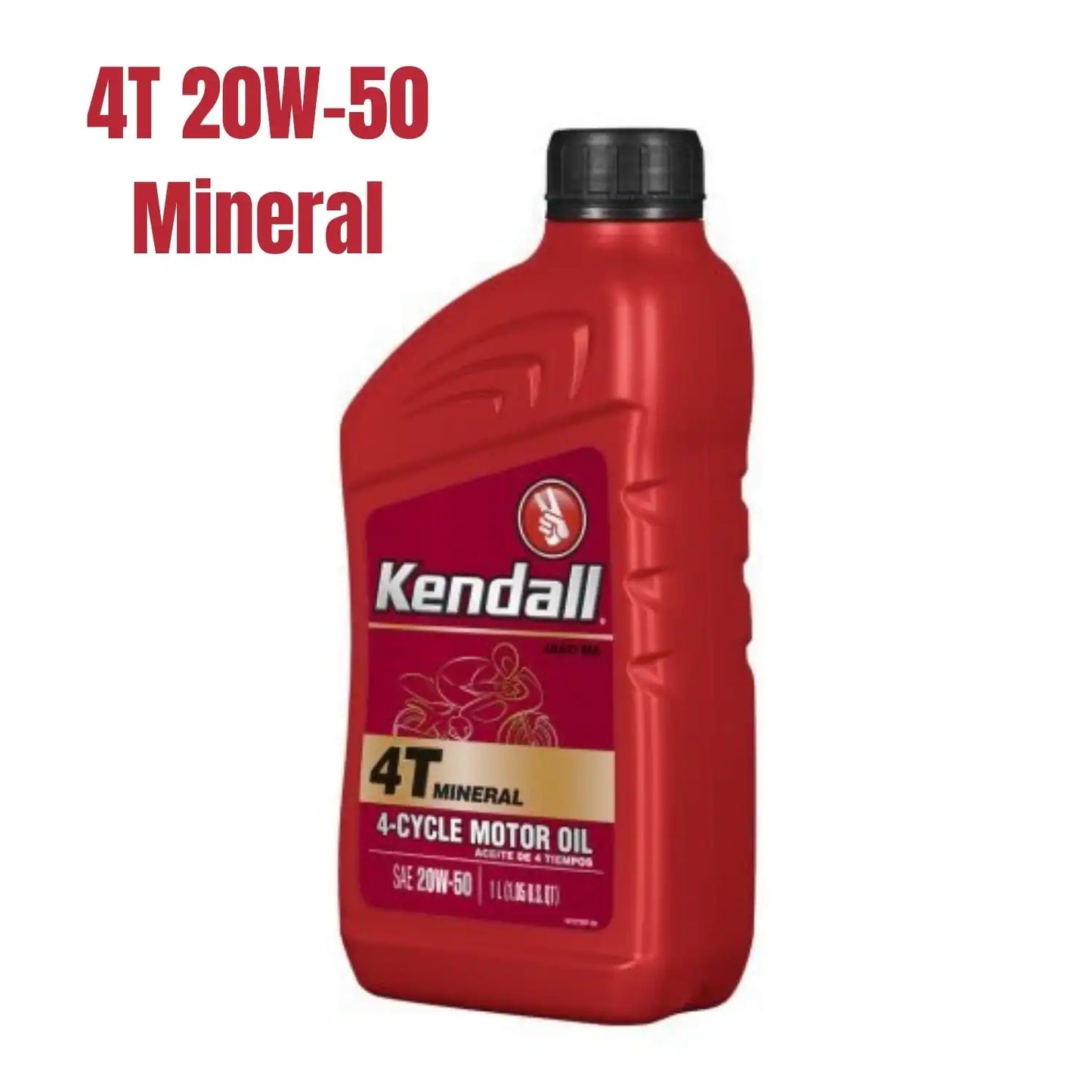Kendall 4T 20W-50 Mineral Engine Oil (1 Liter)