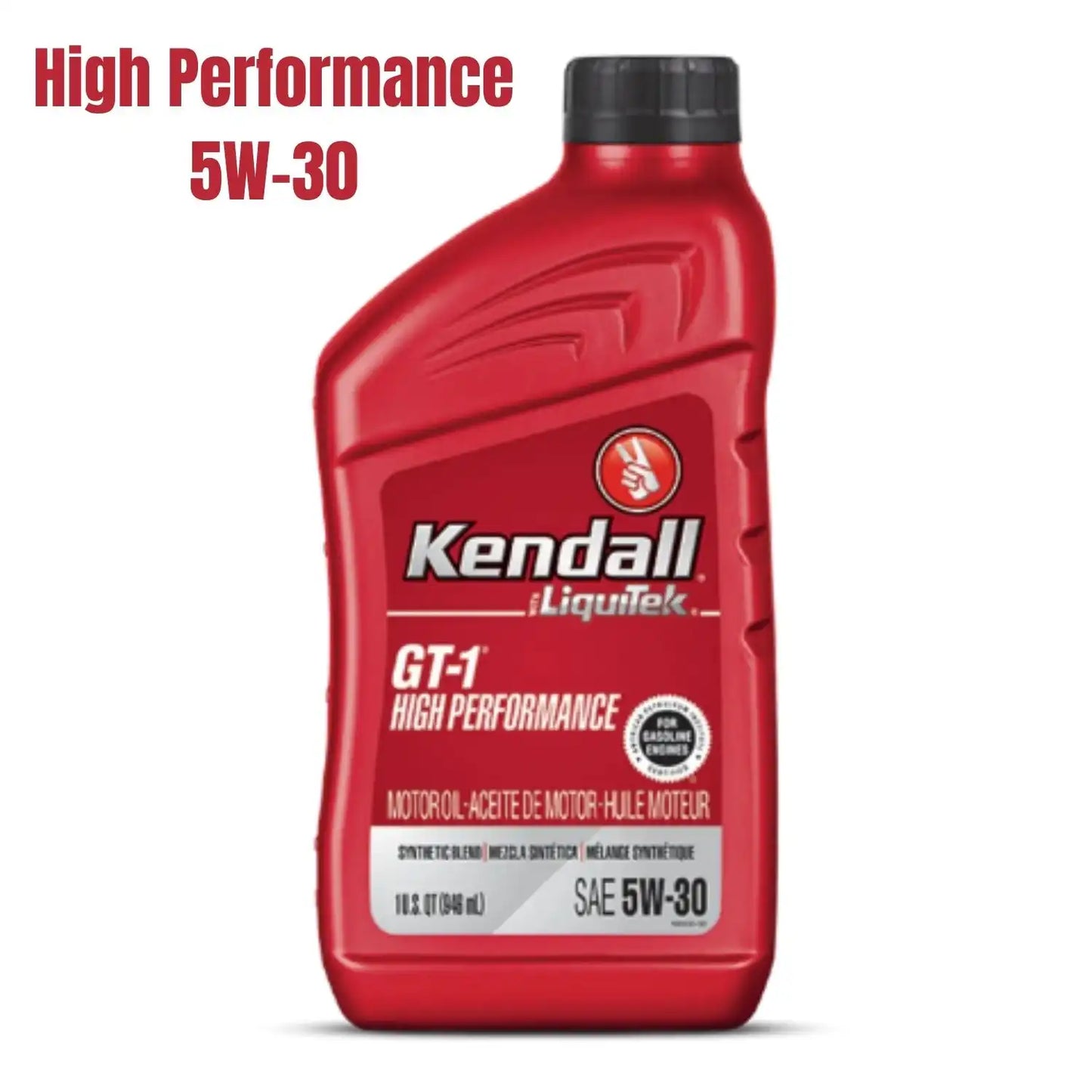 Kendall Gt-1 5W-30 High Performance Car Engine Oil (1 Liter)
