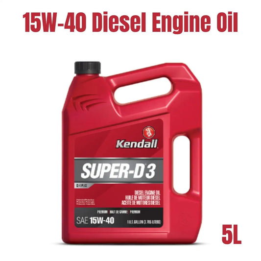 Kendall Super-D 3 Diesel Engine Oil 15W-40 (5 Liter)
