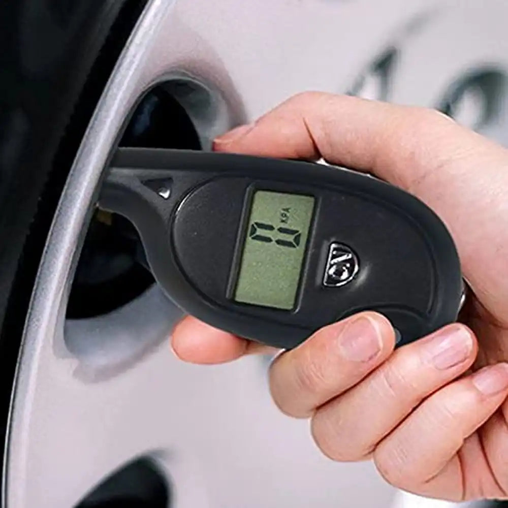 Keychain Digital Display Tire Air Pressure Gauge For Car, Truck, Bike