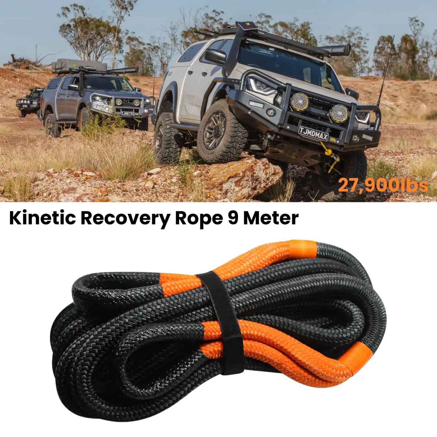 Kinetic Off-road Recovery Rope 9 Meter