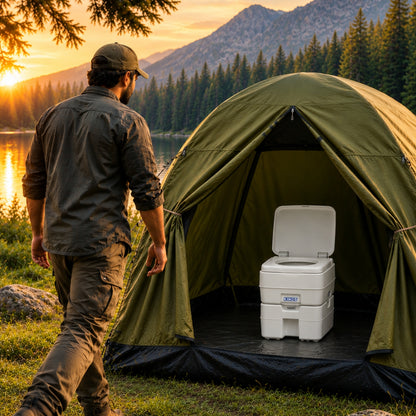 Kings 20L Portable Camping Toilet