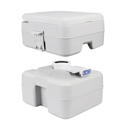 Kings 20L Portable Camping Toilet | Flushable | Double-Sealed | Hygenic