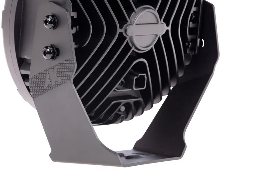 Kings 9" Lethal Driving Lights (Pair) | Lens Covers Included | 1 Lux @ 1,212 M | 16,362 Lumens | IP68 and IP69K | 3mm Powder-Coated Brackets