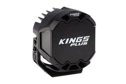 Kings Plus 7" Lethal Pro Driving lights | Covers Included | 1 Lux @ 1,056 M| 14,294 Lumens | IP68, IP69K, IK08 and CISPR25 approved | Die Cast Aluminium Brackets