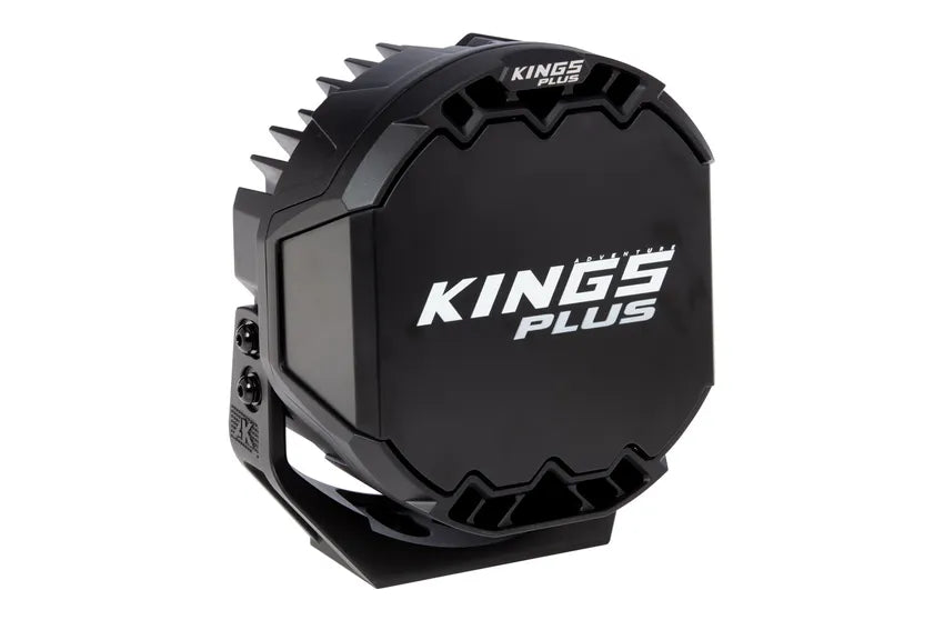 Kings Plus 9" Lethal Pro Driving lights | Covers Included | 1 Lux @ 1,627 M | 21,440 Lumens | IP68, IP69K, IK08 and CISPR25 approved | Die Cast Aluminium Brackets