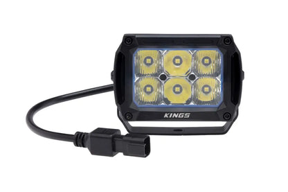 Kings 4.4" Work Light| Fitted With P8 OSRAM LEDs | 2,310 Lumens per light | IP67 Rated