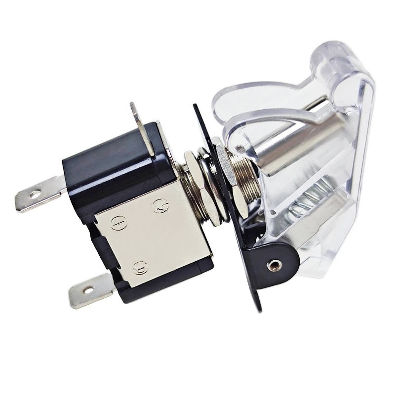LED Push Button Rocker Toggle Switch Control 12V 20A White Color