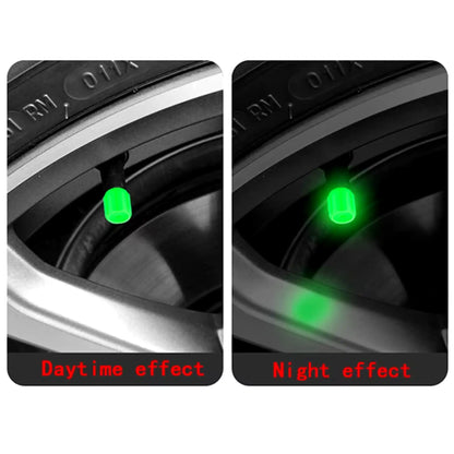 Luminous Tire Glowing Valve Caps For Car & Motorcycle