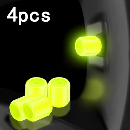 Luminous Tire Glowing Valve Caps For Car & Motorcycle