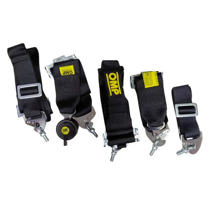 OMP 5 Point Racing Harness - Seat Belt (pair)