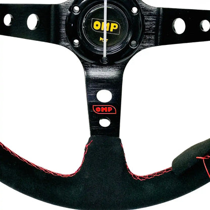 OMP CORSICA Style 350mm Deep Dish Steering Wheel (SUEDE) Drift Rally Racing