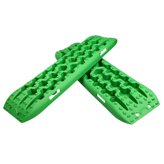 Offroad Recovery Track Boards Sand, Mud, Snow Traction Tracks - Green