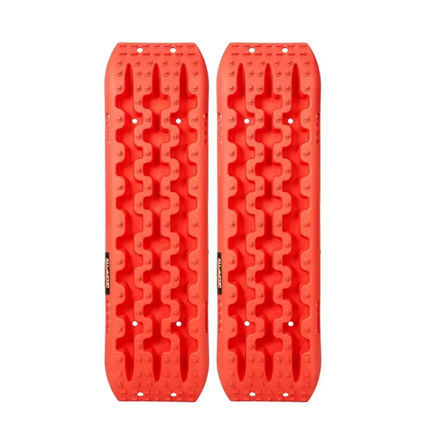 Offroad Recovery Track Boards Sand, Mud, Snow Traction Tracks - Red