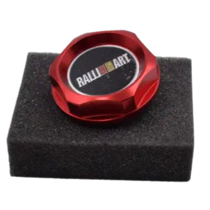 Ralliart Racing Engine Oil Cap – Red | Compatible with Mitsubishi (Galant, Lancer, Montero & More)