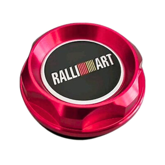 Ralliart Racing Engine Oil Cap – Red | Compatible with Mitsubishi (Galant, Lancer, Montero & More)