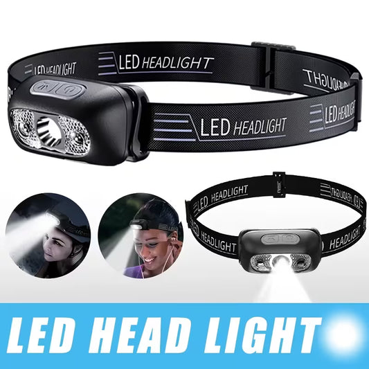 Rechargeable LED Headlamp with Smart Sensor