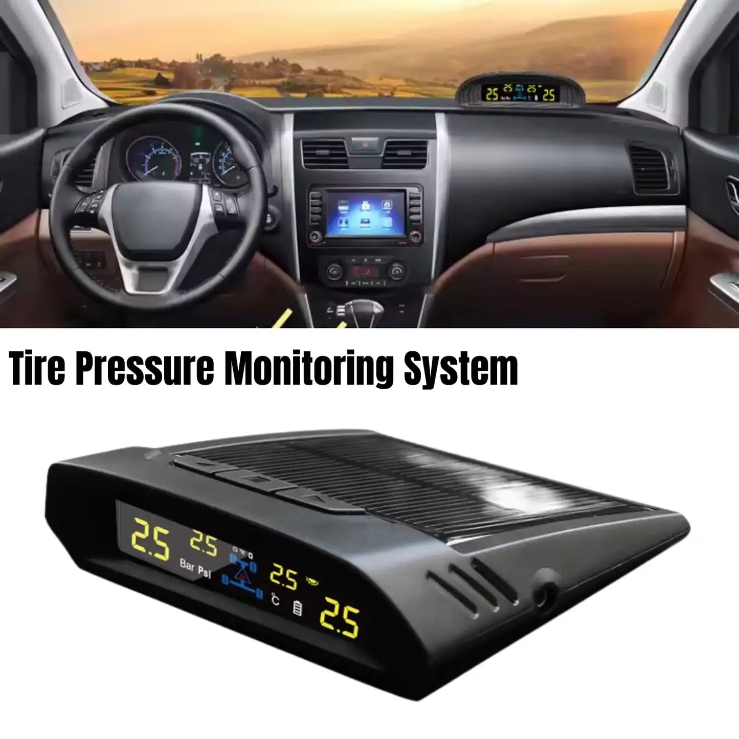 SPY Solar Tire Pressure Monitoring System For Car