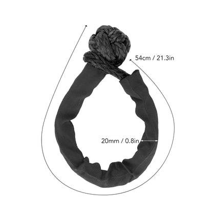 Soft Shackle Recovery Rope 41,000lbs Breaking Strength | Off-Road Recovery Shackle for SUV, ATV, Truck & Boat